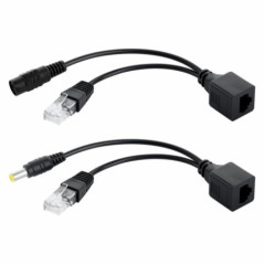 CONJUNTO ADAPTADOR POE C RJ45 E DC
