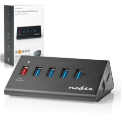 HUB USB 5 PORTAS USB 30 QUICKCHARGE NEDIS