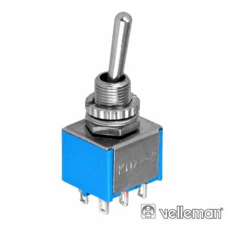 COMUTADOR ALAVANCA DPDT ONON TIPO CI