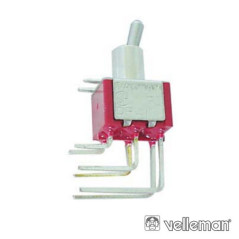 INTERRUPTOR ALAVANCA DPDT 90° VERTICAL ONOFFON
