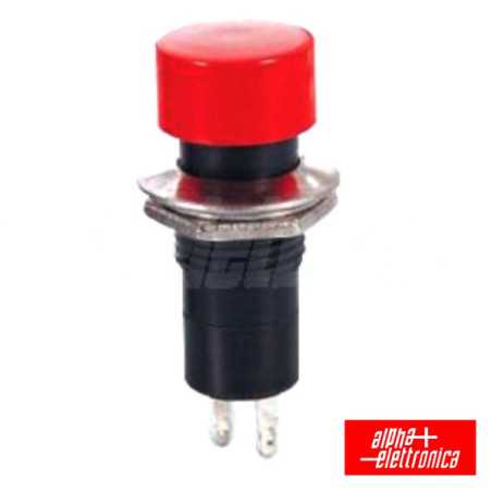 INTERRUPTOR PRESSÃO REDONDO ONOFF VERMELHO