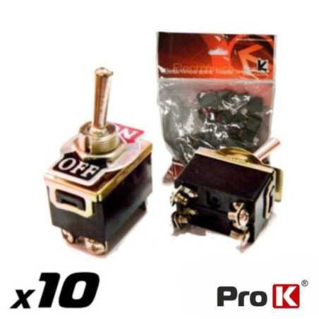 INTERRUPTOR ALAVANCA ONOFF 10A250V 10X PROK