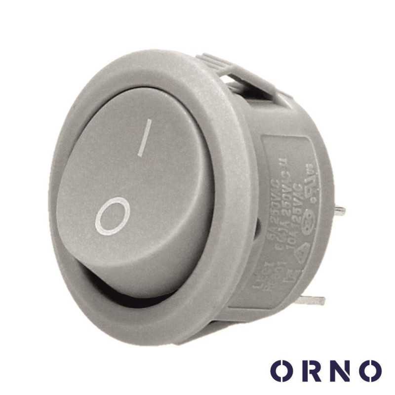 INTERRUPTOR BASCULANTE ONOFF CINZA ORNO
