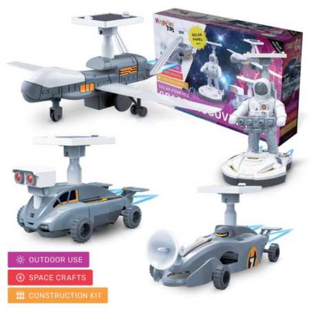 KIT EXPLORAÇÃO ESPACIAL SOLAR EDUCATIVO 4 EM 1 HAPPYFUN