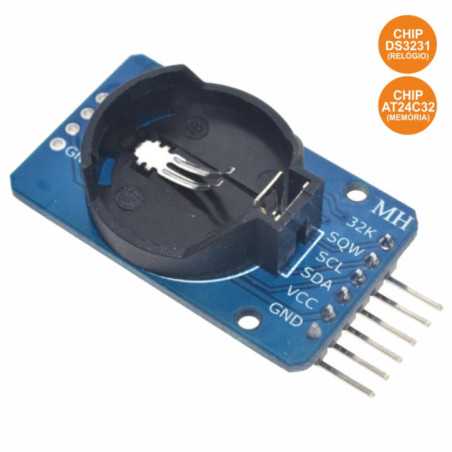 MÓDULO RELÓGIO TEMPO REAL I2C 3355V P ARDUINO