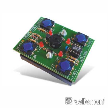 KIT TESTE DE REFLEXOS 4 BOTÕES E LEDS VELLEMAN