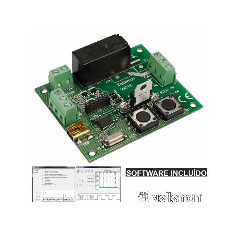 MÓDULO DE TEMPORIZADOR UNIVERSAL COM INTERFACE USB