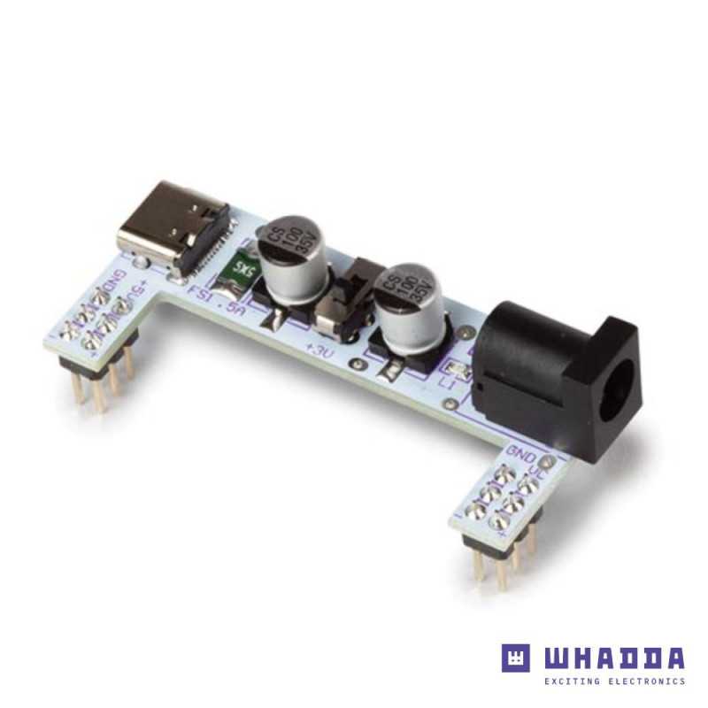 MÓDULO DE ALIMENTAÇÃO BREADBOARD 33V5V WHADDA