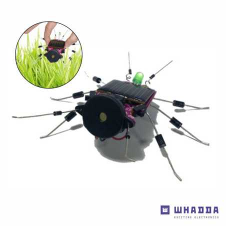 KIT INSECTO C PAINEL SOLAR 45V 35MA WHADDA