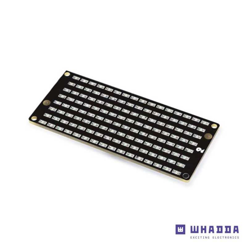 PAINEL MATRIX LED 8X16 DE 128 LEDS AZUIS WHADDA