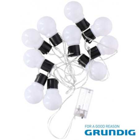 CORRENTE DE ILUMINAÇÃO C 10 LÂMPADAS BRANCAS 18M GRUNDIG