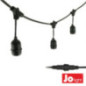 CORRENTE DE ILUMINAÇÃO 10MT P LÂMPADAS E27 IP44 JOLIGHT