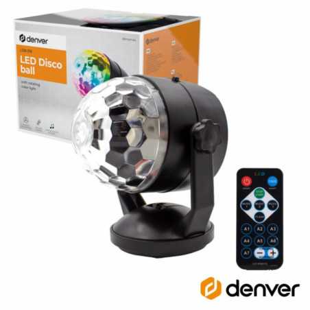 BOLA DE LUZ LED RGB C COMANDO DENVER