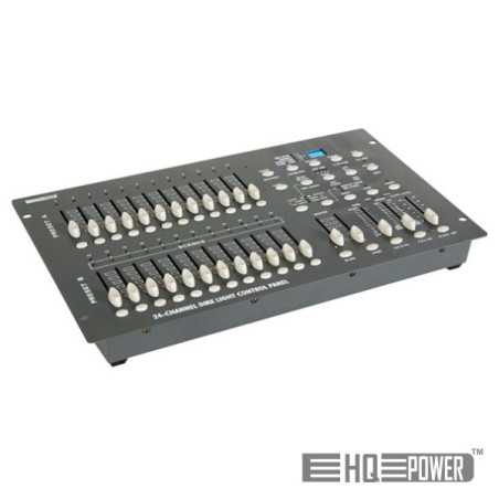 CONTROLADOR DE ILUMINAÇÃO DMX 24 CANAIS