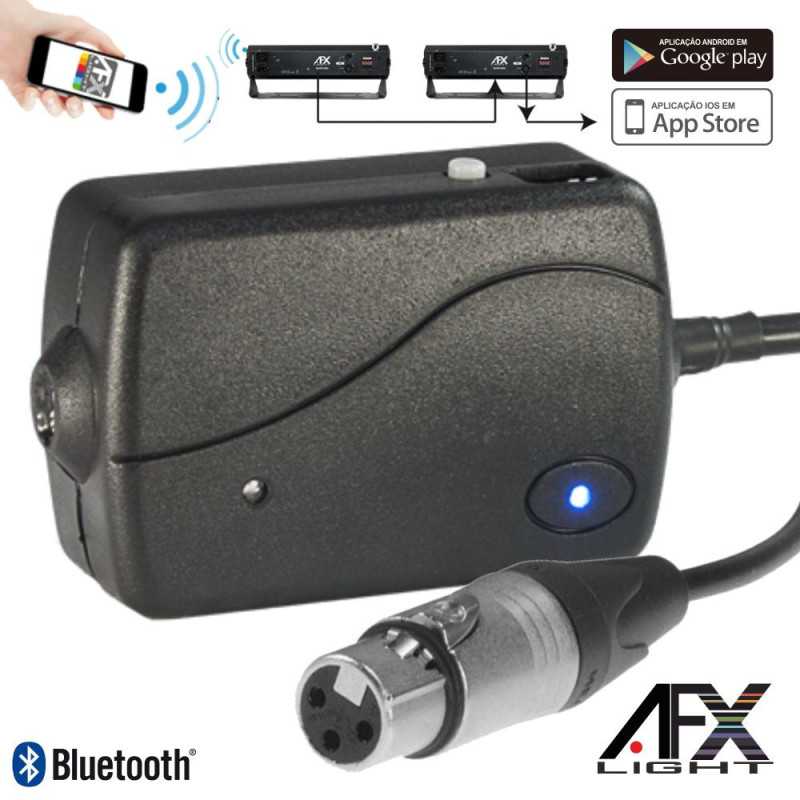 CONTROLADOR DMX POR BLUETOOTH C BATERIA AFXLIGHT