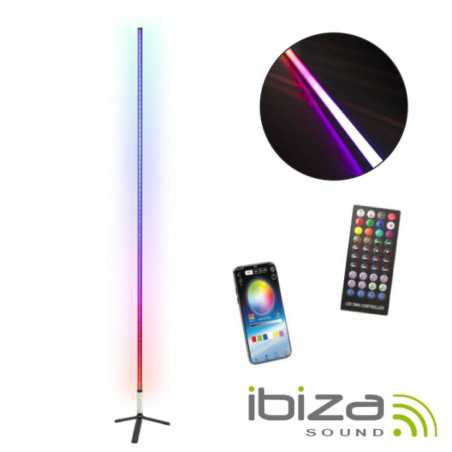 TUBO LED RGB 15M BLUETOOTH C SUPORTE PRETO IBIZA
