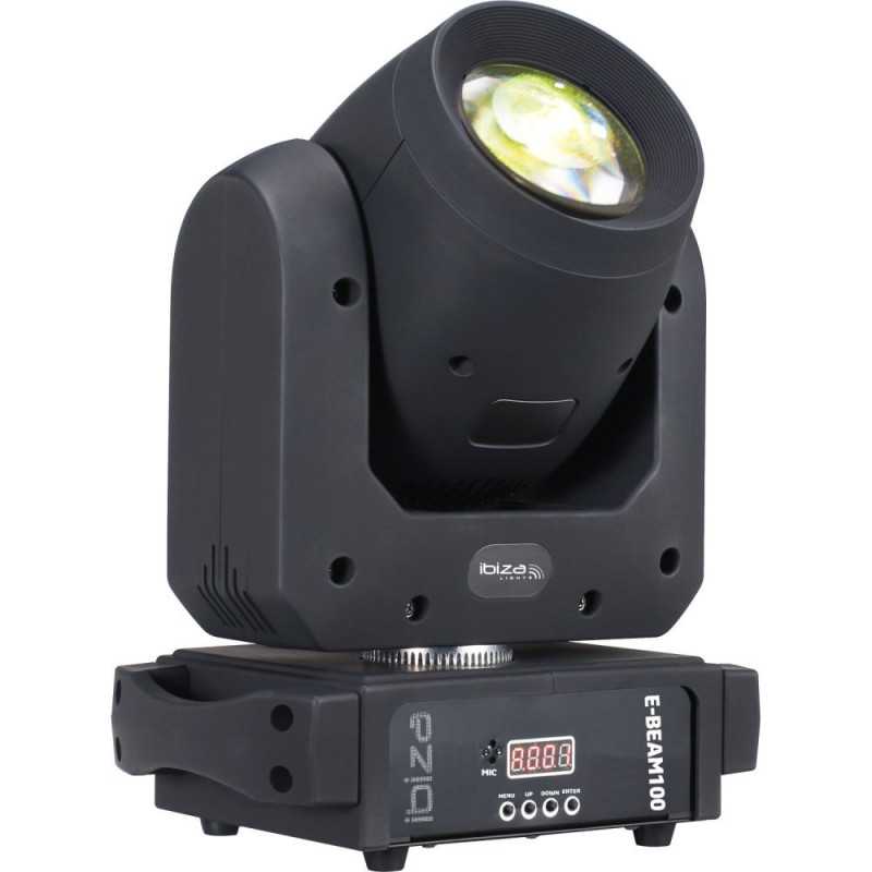 MOVING HEAD 100W BEAM DMX MIC IBIZA