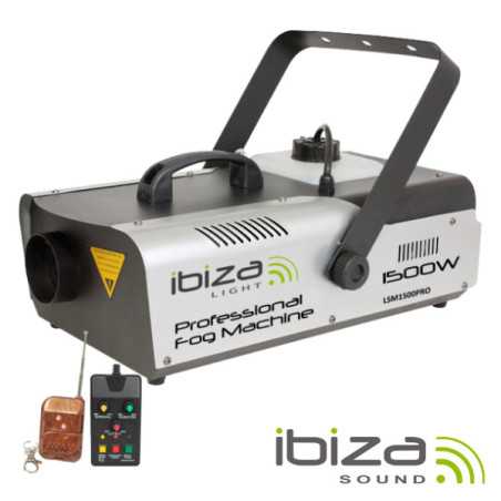 MÁQUINA DE FUMOS 1500W CONTROLADORCOMANDO DMX IBIZA