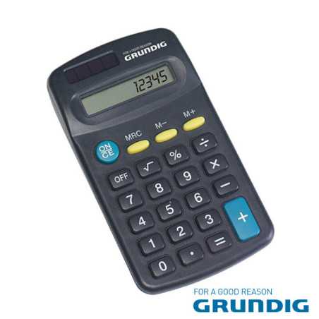 MÁQUINA CALCULADORA 8 DÍGITOS SOLAR GRUNDIG