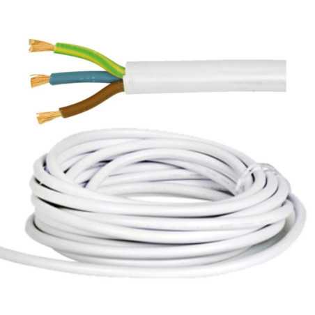 CABO ALIMENTAÇÃO ELÉTRICO 3X15MM 25M BRANCO
