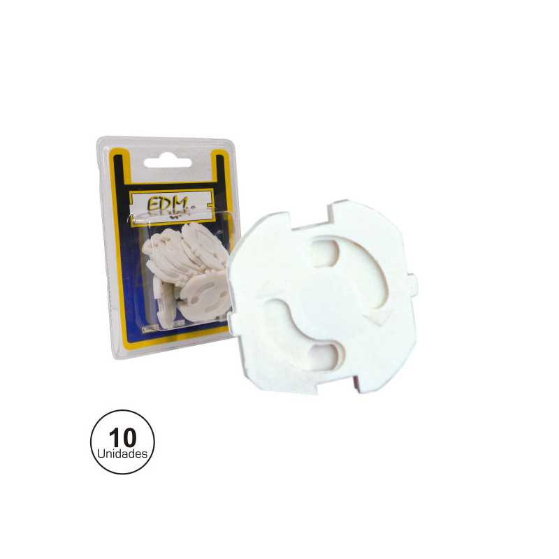 TAMPA PROTECTORA TOMADAS 16A 10X BLISTER