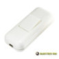 INTERRUPTOR DE PASSAGEM BIPOLAR 2A 250V BRANCO EDH