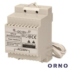 FONTE DE ALIMENTAÇÃO 18V 05A DIN ORNO