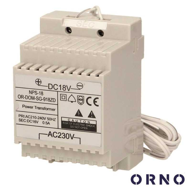FONTE DE ALIMENTAÇÃO 18V 05A DIN ORNO