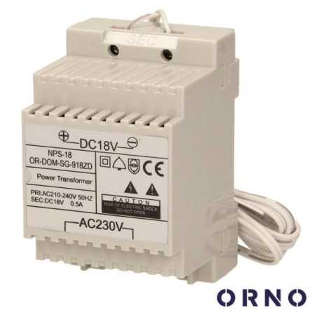 FONTE DE ALIMENTAÇÃO 18V 05A DIN ORNO