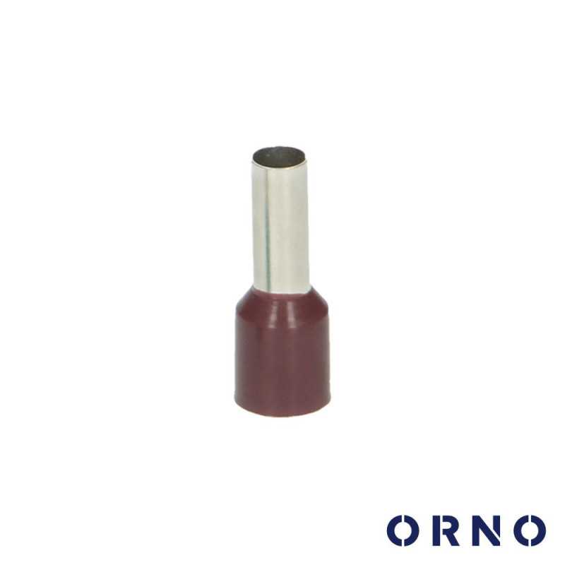 TERMINAL PONTEIRA ISOLADO 6MM 100X CASTANHO ORNO