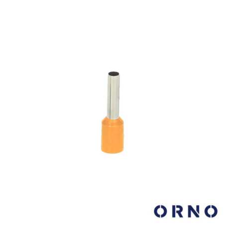 TERMINAL PONTEIRA ISOLADO 4MM 100X LARANJA ORNO