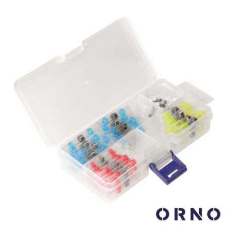 CONJUNTO 100 UNIÕES TERMORETRACTIL COM SOLDA 1540MM2 ORNO