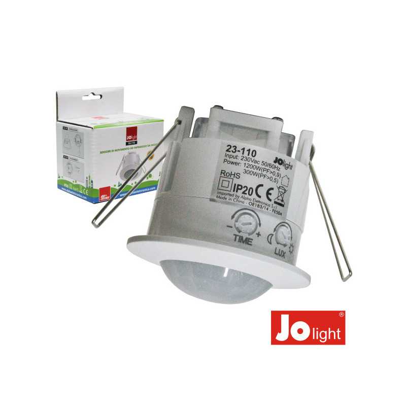 DETECTOR DE MOVIMENTOS PIR 45MM P ENCASTRAR
