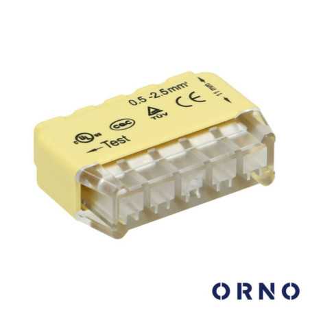 LIGADOR RÁPIDO 5 CONDUTORES 07525MM 50X ORNO
