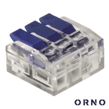 LIGADOR RÁPIDO C PATILHA 3 CONDUTORES 0754MM 10X ORNO