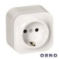 TOMADA ELÉTRICA SUPERFÍCIE 2X SCHUKO ORNO