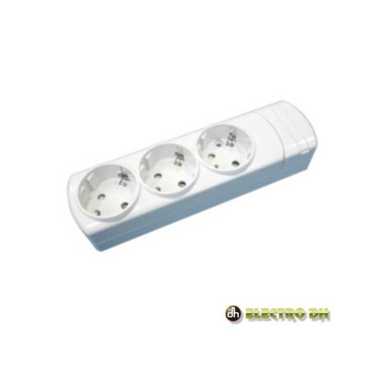 TOMADA ELÉTRICA C 3 SAÍDAS SCHUKO EDH