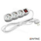 TOMADA ELÉTRICA C 3 SAÍDAS INTERRUPTOR 15M ENTAC