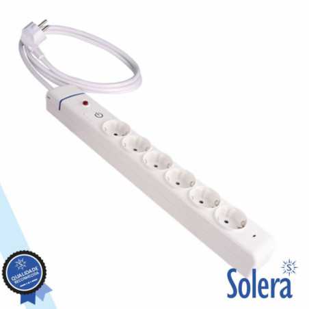 TOMADA ELÉTRICA C 6 SAÍDAS INTERRUPTOR 15M ION SOLERA