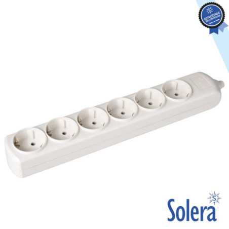 TOMADA ELÉTRICA C 6 SAÍDAS SCHUKO SOLERA