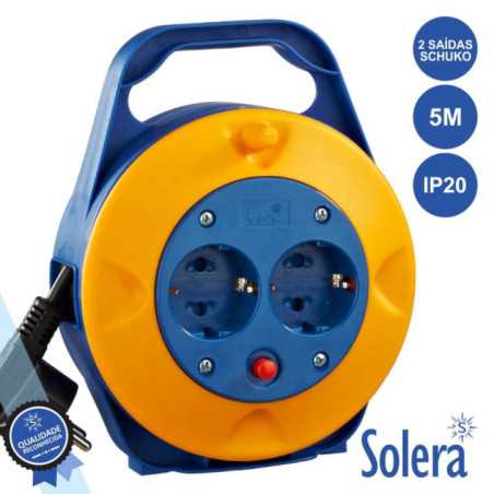 EXTENSÃO TOMADA ELÉTRICA C 2 SAÍDAS 5M SOLERA