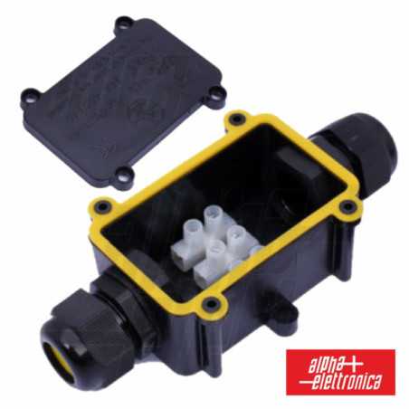 CAIXA JUNÇÃO 2 VIAS C 3 CONDUTORES 24A 450V IP68