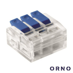 LIGADOR RÁPIDO C PATILHA 3 CONDUTORES 0754MM 100X ORNO