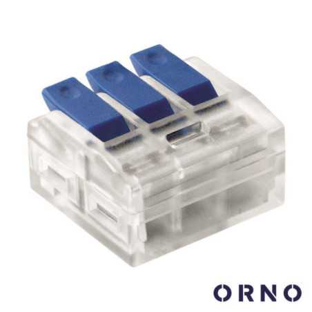 LIGADOR RÁPIDO C PATILHA 3 CONDUTORES 0754MM 100X ORNO