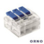 LIGADOR RÁPIDO C PATILHA 3 CONDUTORES 0754MM 100X ORNO