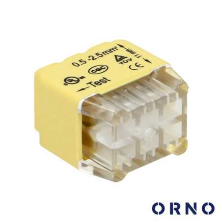 LIGADOR RÁPIDO 6 CONDUTORES 07525MM 50X ORNO