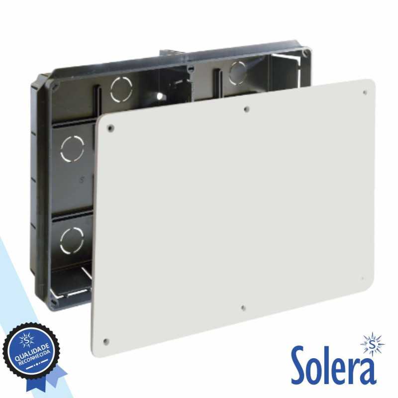 CAIXA DE PASSAGEM EMBUTIR C 20 ENTRADAS 300X200X60MM SOLERA