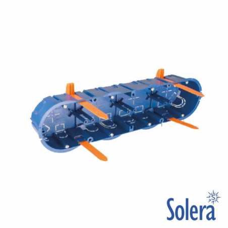 CAIXA DE PASSAGEM EMBUTIR C 16 ENTRADAS 281X68X42MM SOLERA
