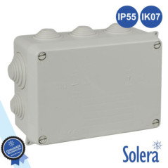 CAIXA DE PASSAGEM ESTANQUE C 10 CONES 153X110X65MM SOLERA