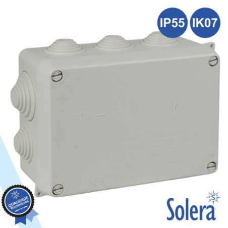 CAIXA DE PASSAGEM ESTANQUE C 10 CONES 153X110X65MM SOLERA